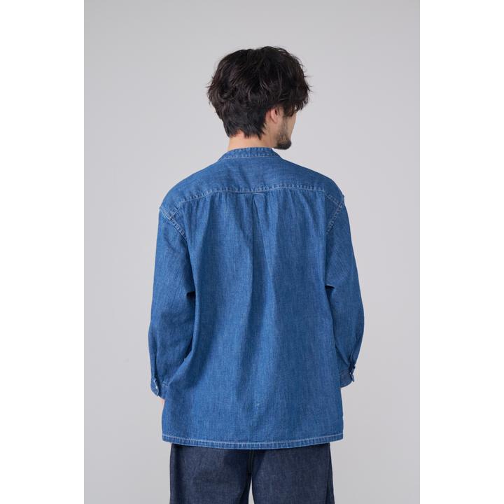 DENIM 3/4SLEEVE WESTERN SHIRT