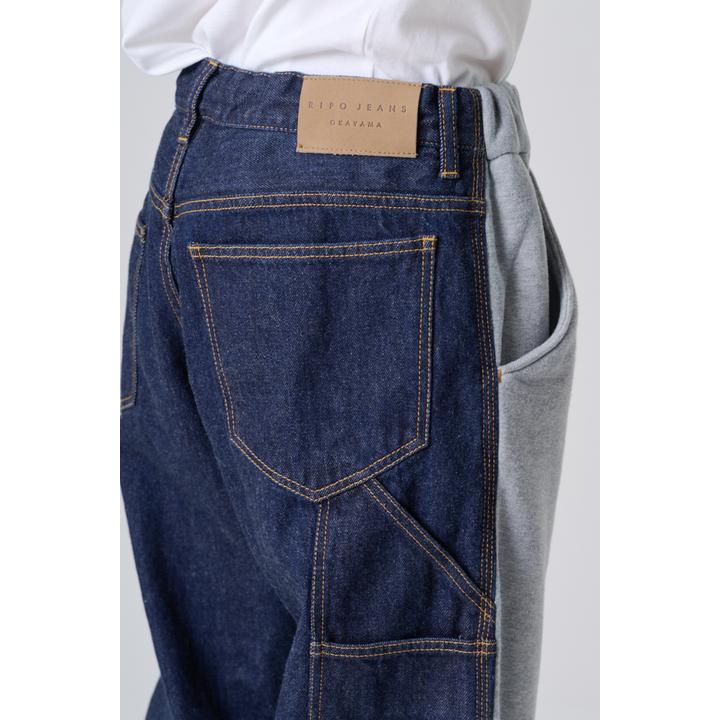  SWEAT DOCKING DENIM TROUSER