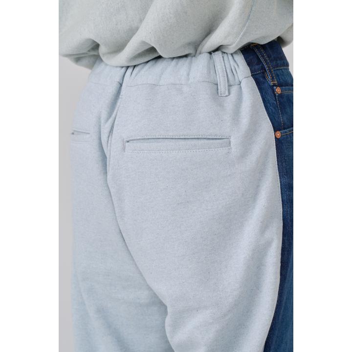SWEAT DOCKING DENIM TROUSER