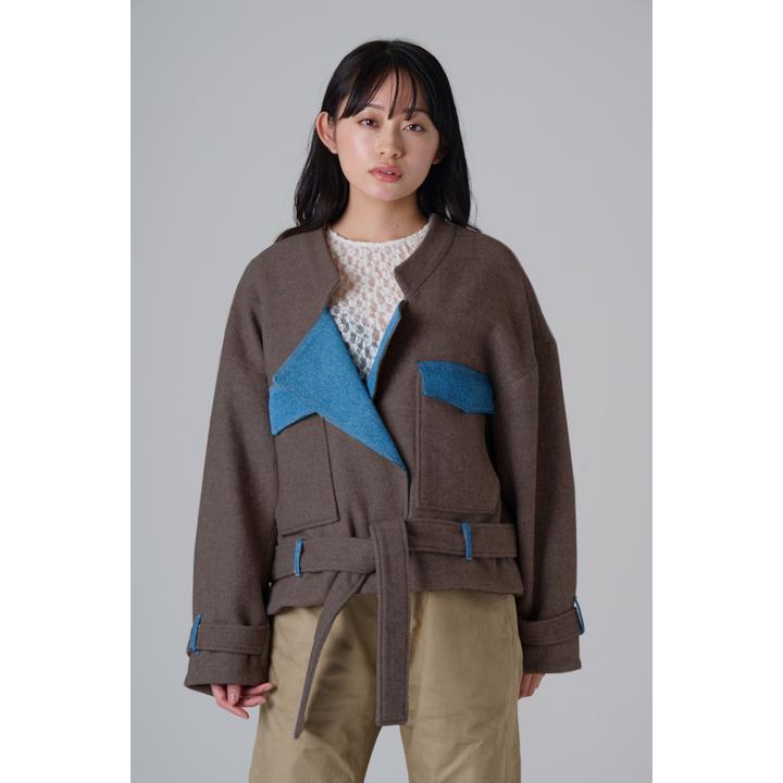 MIXED FABRICS SHORT CT