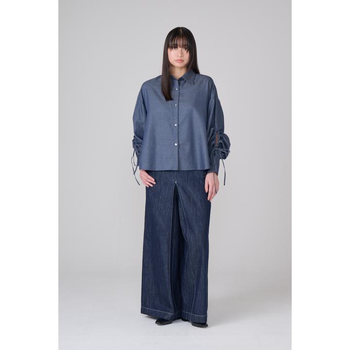 SAILOR CULOTTES WIDE DENIM PT