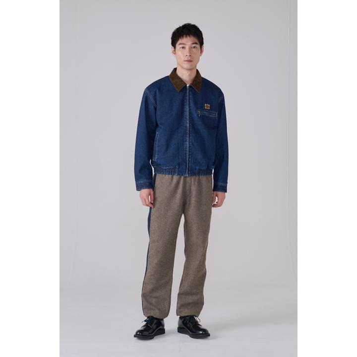 DRAWSTRING WOOL TROUSER