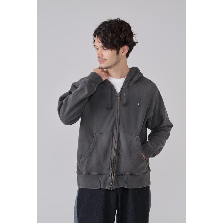ZIP UP GRUNGE HOODIE