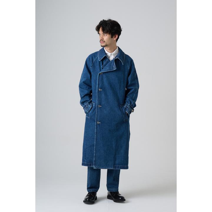 DENIM TRENCH COAT