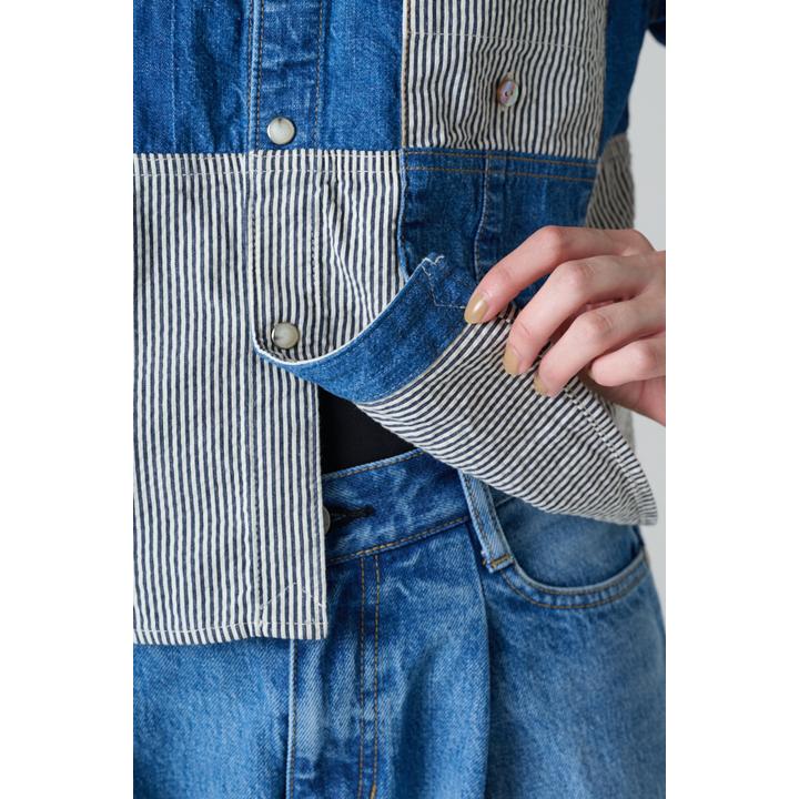 PATCH WORK DENIM SH