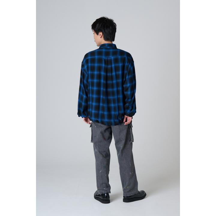 FRENCH ARMY POCKET PLAID SHIRT