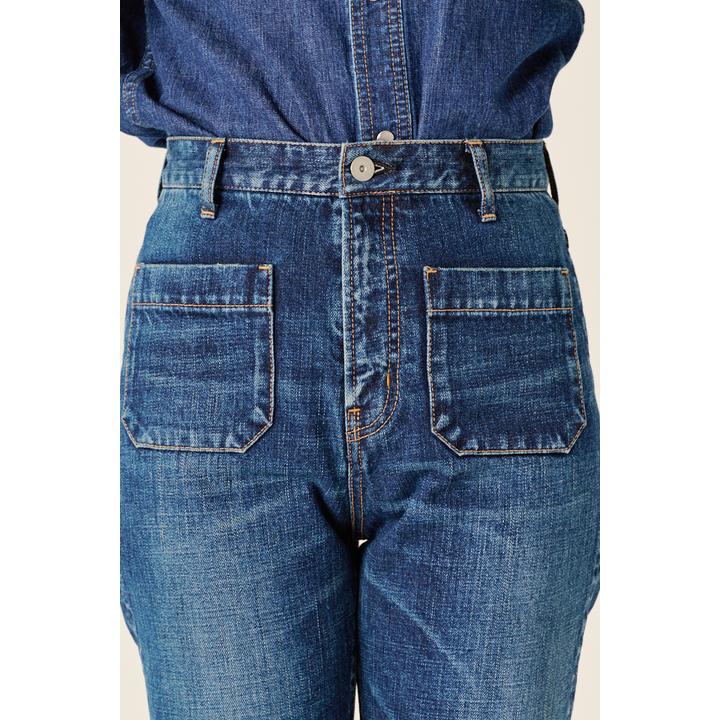 POCKETS FLARE DENIM