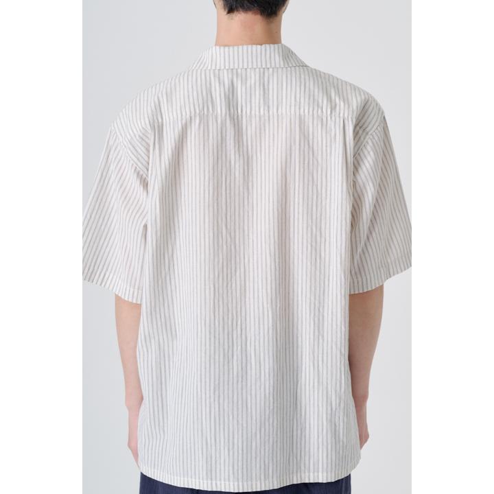 COTTON LINEN SS SHIRT