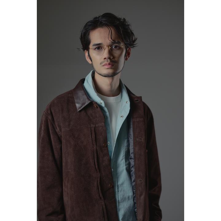 SUEDE×LEATHER JACKET