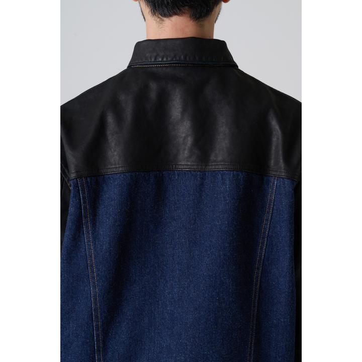 LEATHER DENIM JKT | 岡山デニム通販のRipo trenta anni(リポ