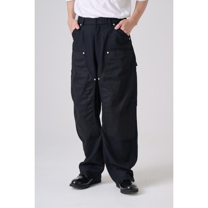 DOUBLE KNEE TWEED TROUSER