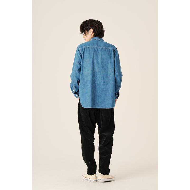 DENIM BOTTON DOWN SHIRT