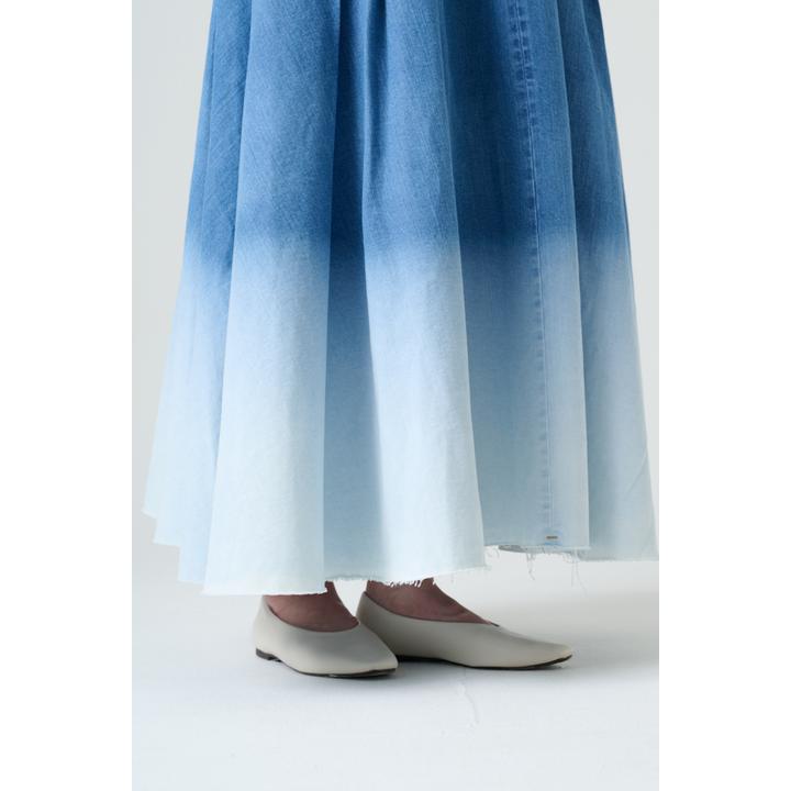 FADE DENIM FLARE SK