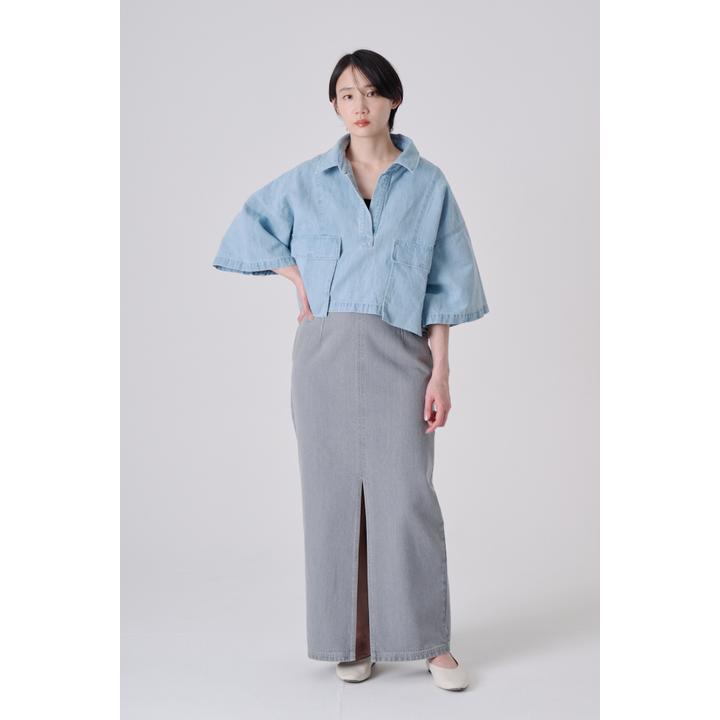 CROPPED SKIPPER DENIM SH