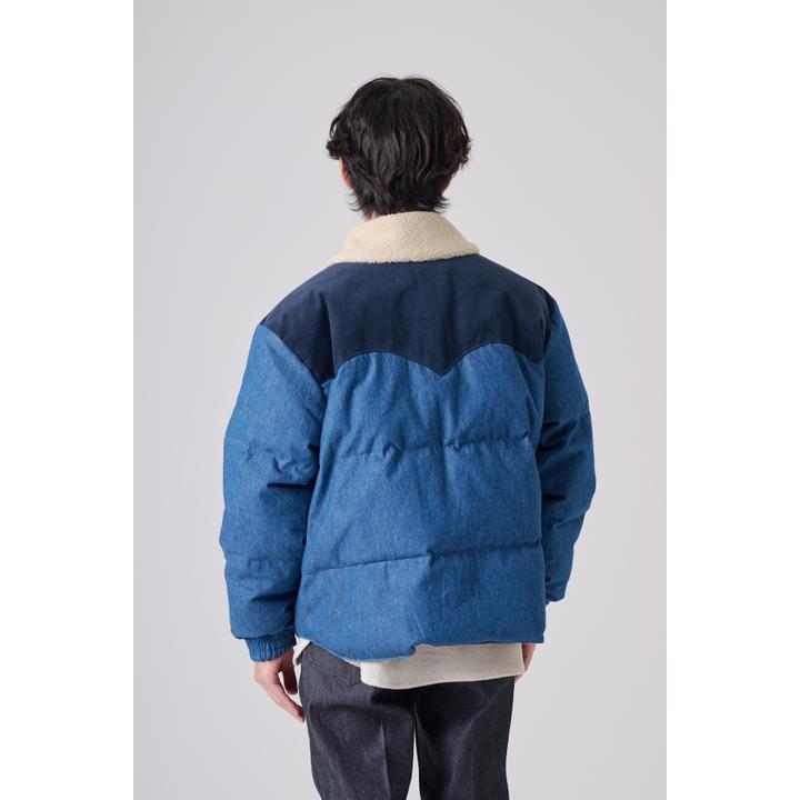 DENIM DOWN JACKET