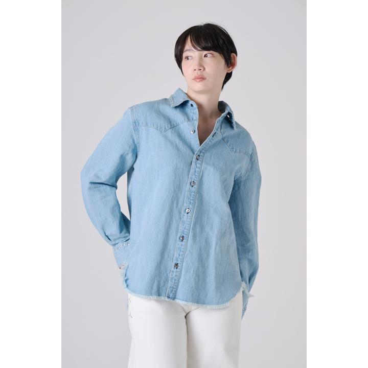 STUDS DENIM SHIRTS