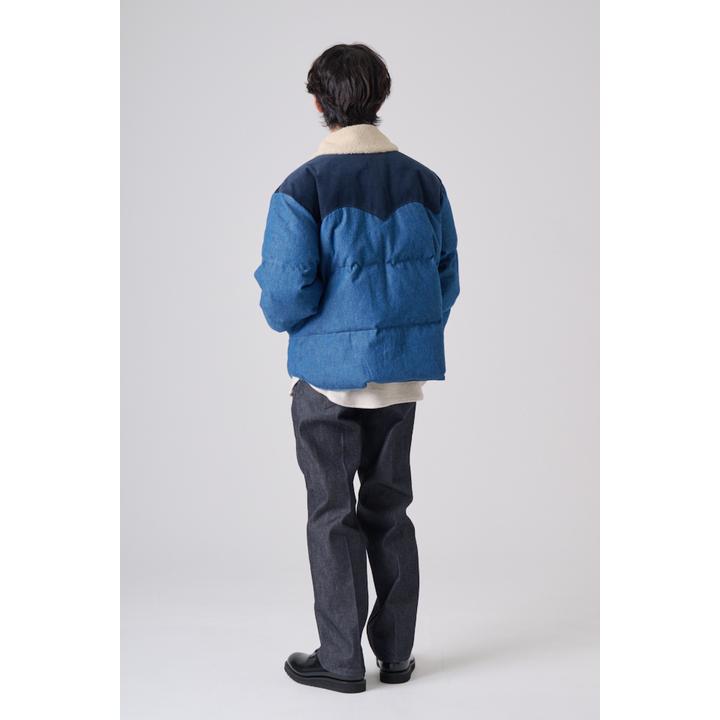 DENIM DOWN JACKET
