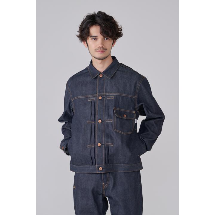 12Anniv 1st FLAP PKT TYPE RIGID DENIM JK (TAKAYA PURPLE SELVAGE