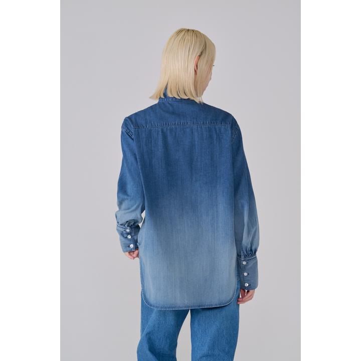 BOW-TIE DENIM SHIRT
