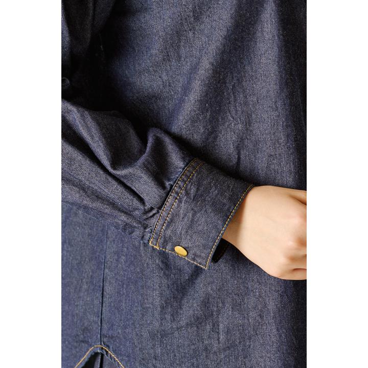 FRILL YOKE DENIM SH