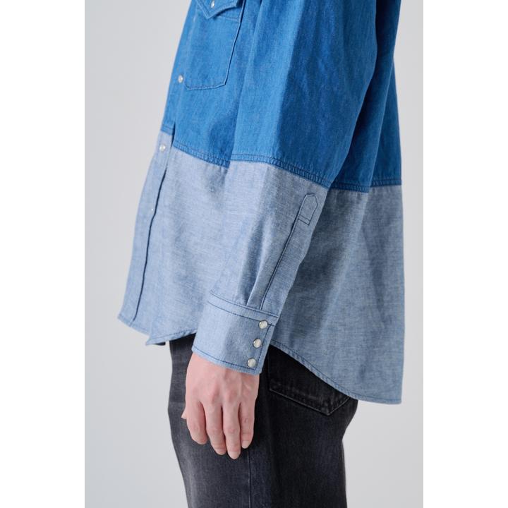 GRADATION DENIM SHIRT