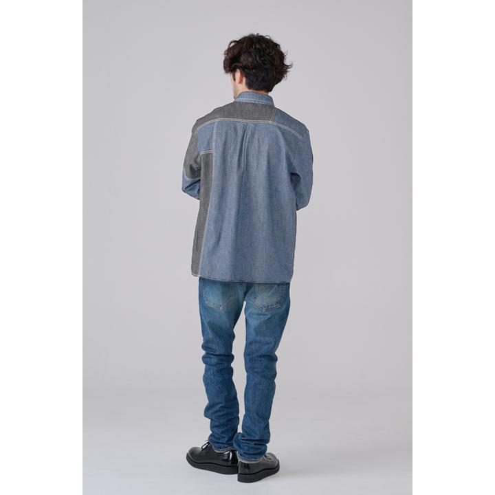DENIM PATCHWORK SHIRT