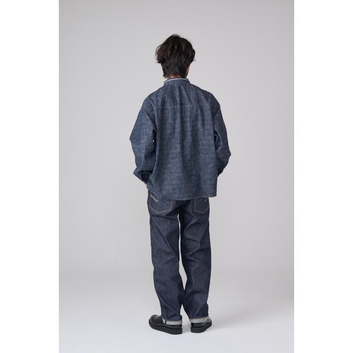 DOUBLUE KNEE SELVAGE DENIM TROUSER