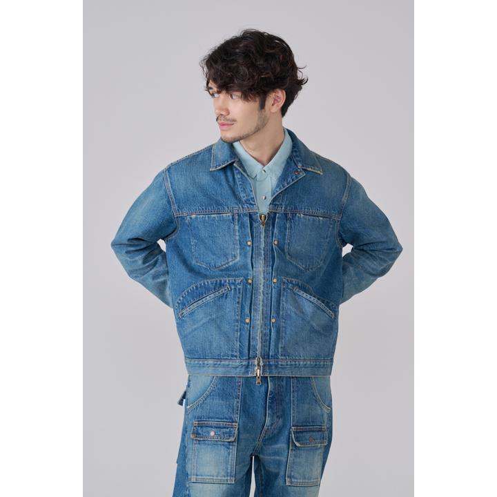 PURPLE SELVAGE DENIM JACKET (TAKAYA)