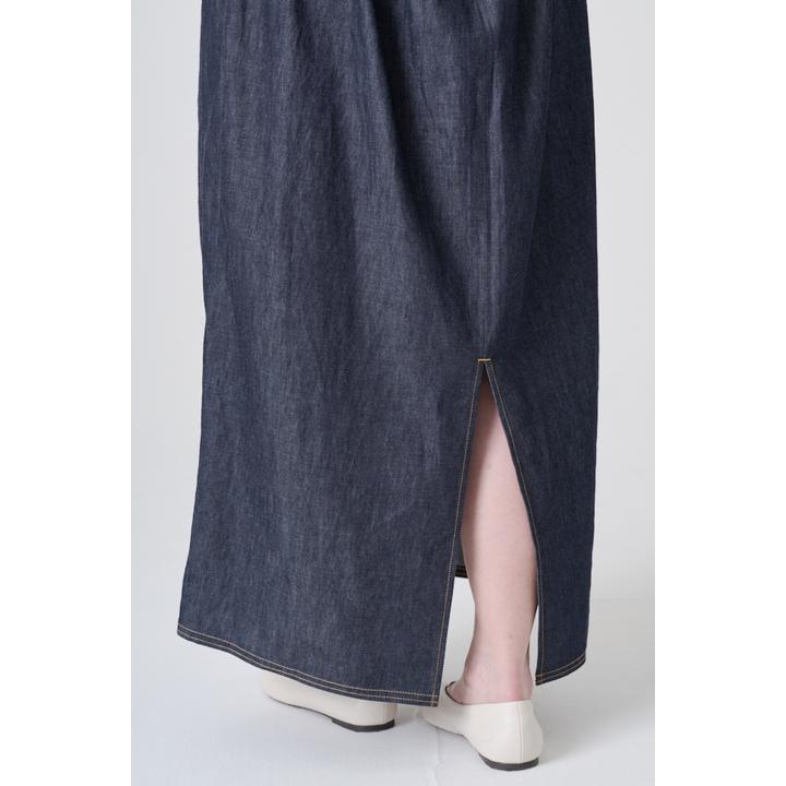 APRON DENIM DRESS