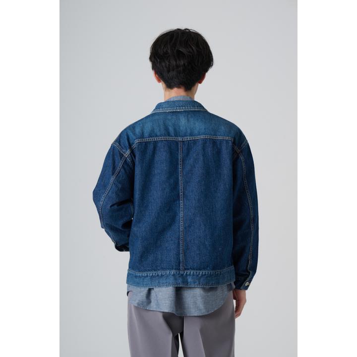 DENIM SHORT COVERALL