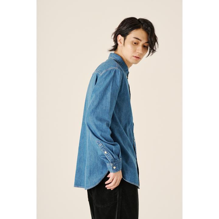 DENIM BOTTON DOWN SHIRT