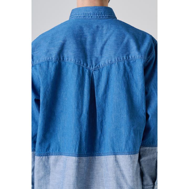 GRADATION DENIM SHIRT