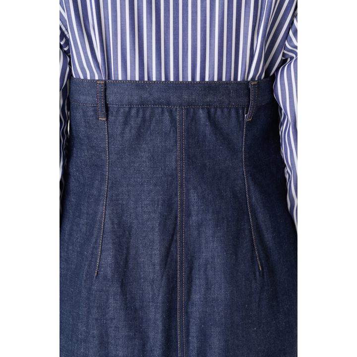 HIGH WAIST DENIM OP