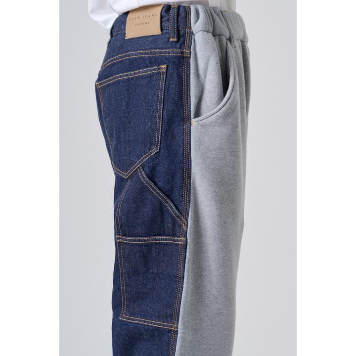  SWEAT DOCKING DENIM TROUSER