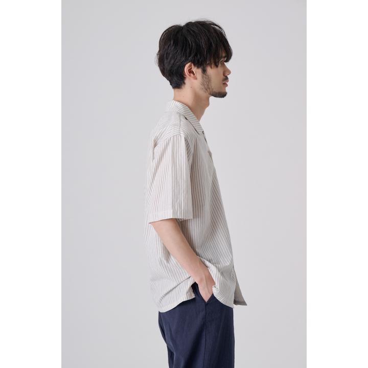COTTON LINEN SS SHIRT