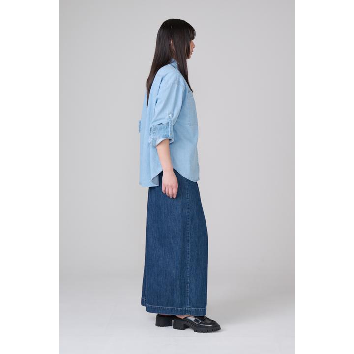 SAILOR CULOTTES WIDE DENIM PT