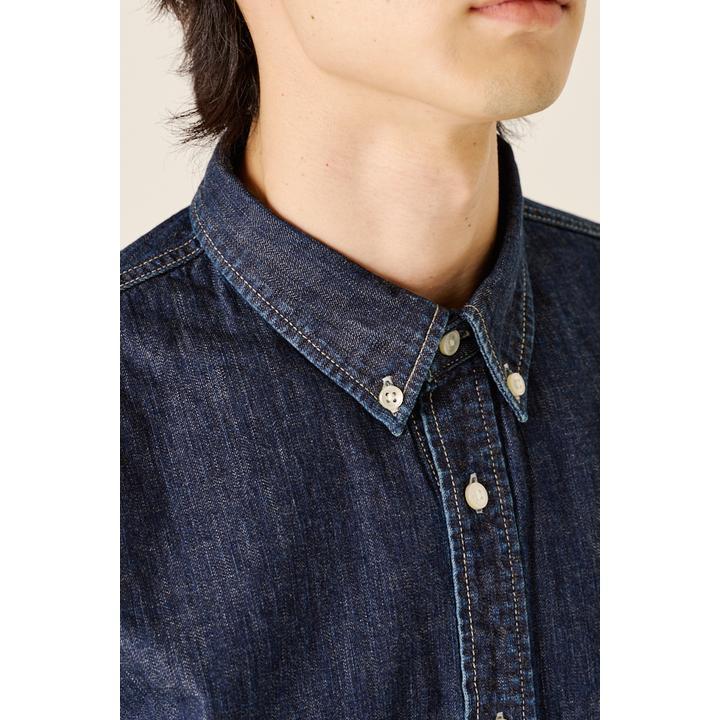 DENIM BOTTON DOWN SHIRT