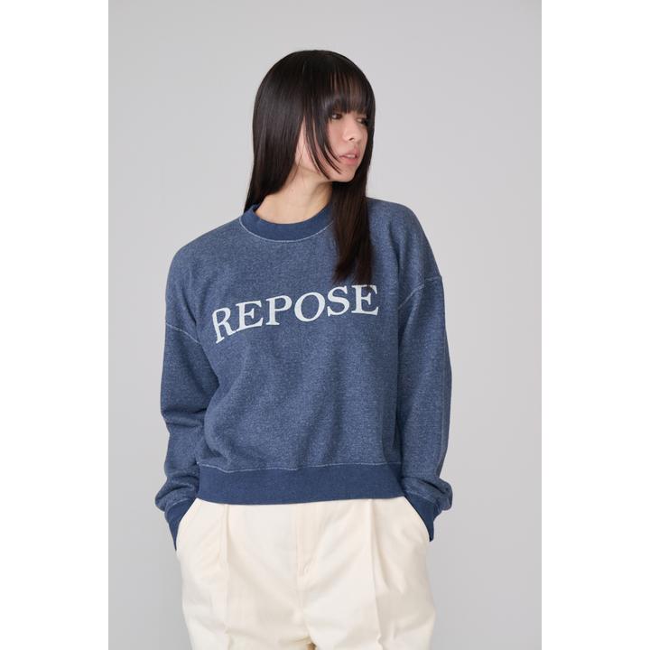 "REPOSE" CREW SWEAT