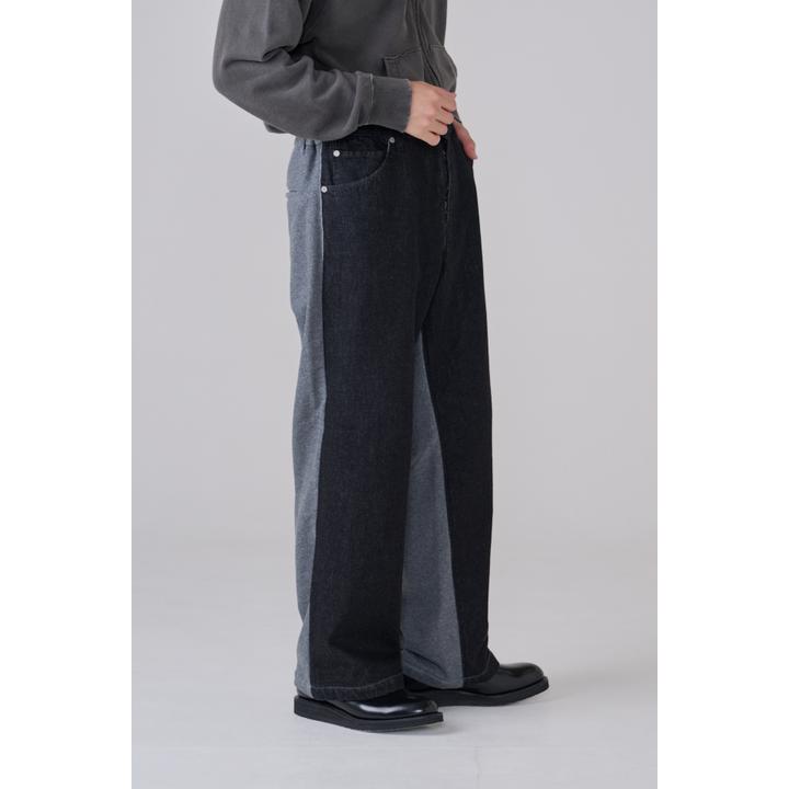 SWEAT DOCKING DENIM TROUSER