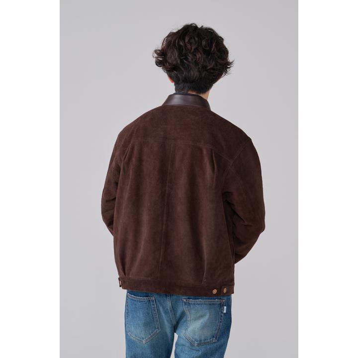 SUEDE×LEATHER JACKET