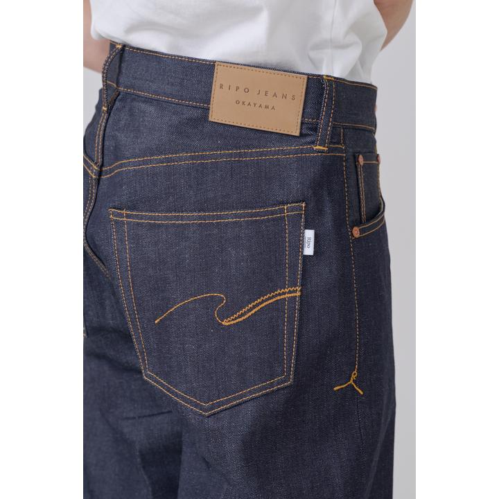 12Anniv THICK Cigarette DENIM PT (TAKAYA PURPLE SELVAGE)
