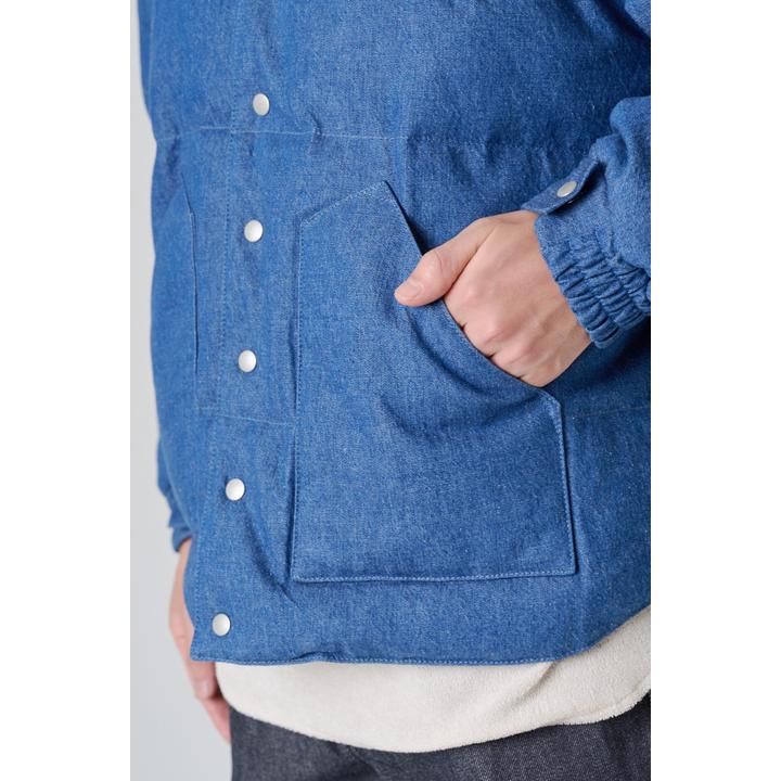DENIM DOWN JACKET