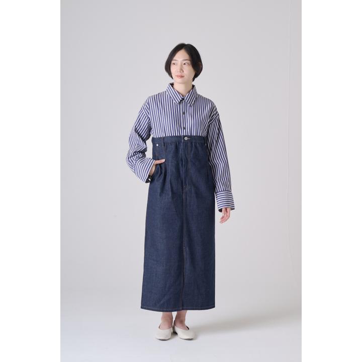HIGH WAIST DENIM OP