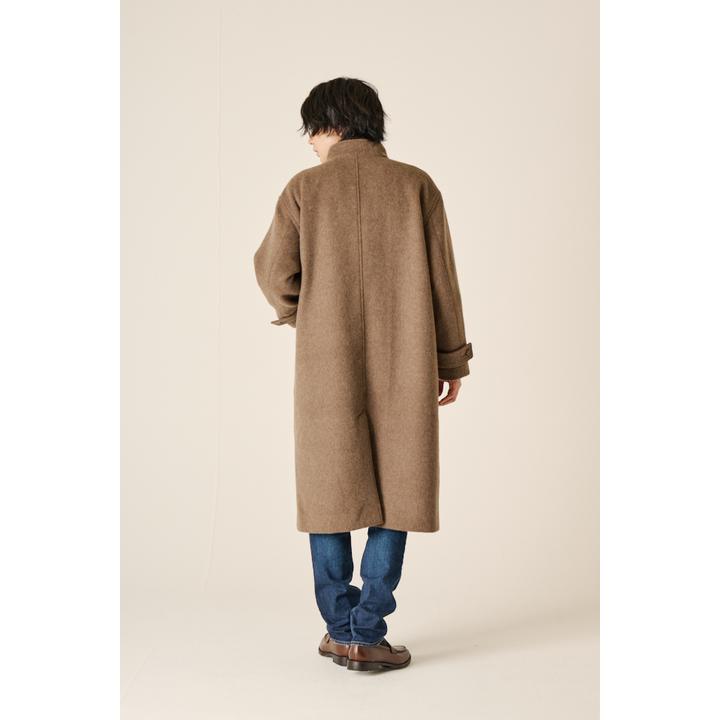 STAND COLLAR  DOUBLE BEAVER COAT  