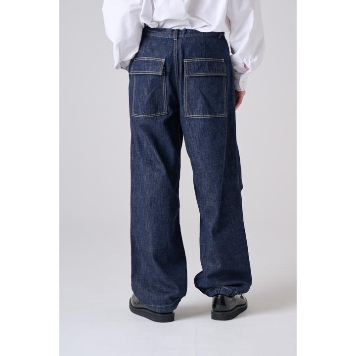 SNOW CAMO DENIM TROUSER