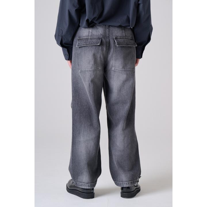 SNOW CAMO DENIM TROUSER
