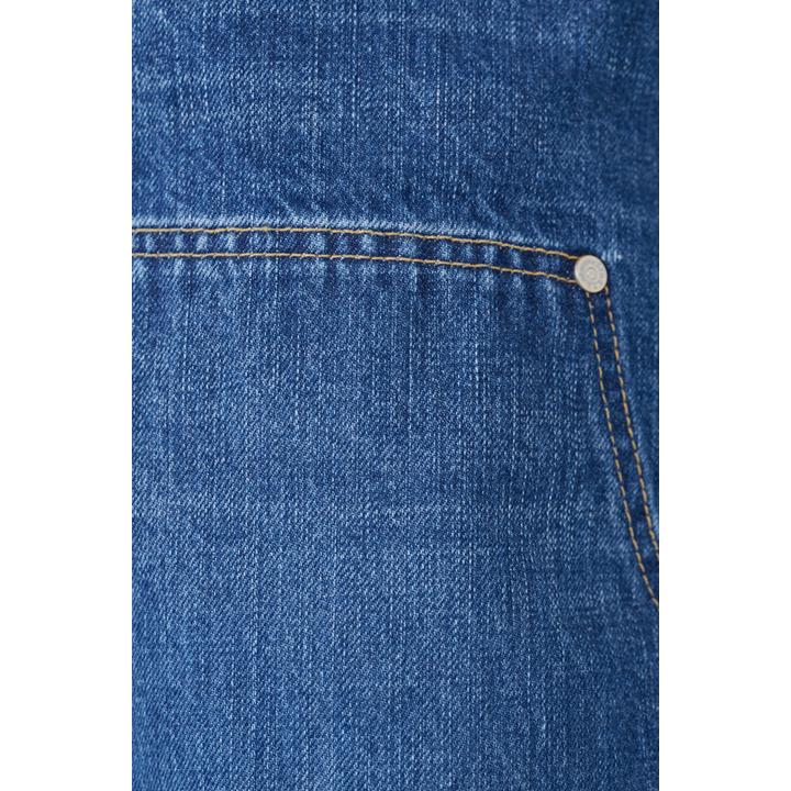 DOUBLE KNEE DENIM SHORT