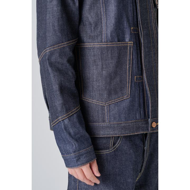 PATCHWORK DENIM TRUCKER