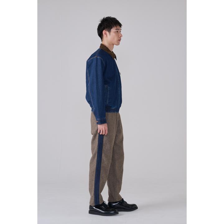 DRAWSTRING WOOL TROUSER