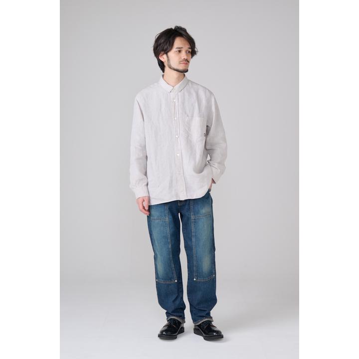 DOUBLUE KNEE SELVAGE DENIM TROUSER